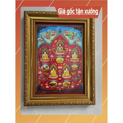 Khung Tranh Thờ HƯƠNG CHỦ + Đã bao gồm khung cực đẹp