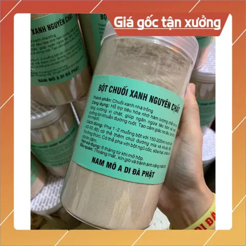 BỘT CHUỐI XANH NGUYÊN CHẤT(1kg 2 hộp)