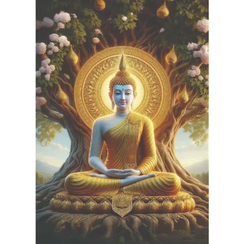 Khung Tranh PHẬT THÍCH CA - Có khung ( nhiều mẫu )  có hoả tốc