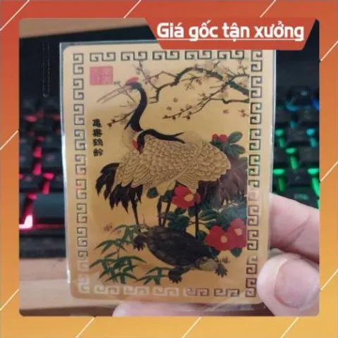 kim bài linh phù bạch hạc kim qui HÀNG CAO CẤP, có hoả tốc