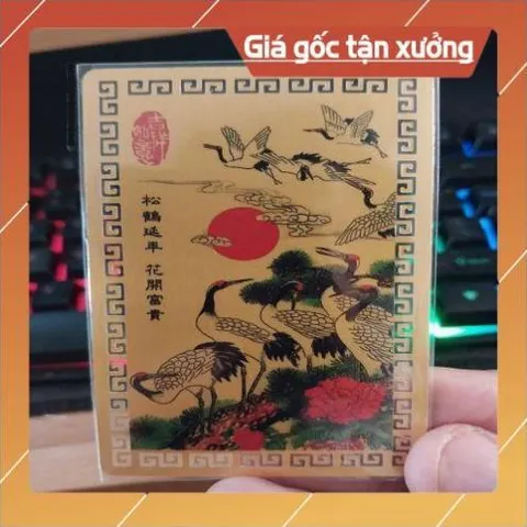 kim bài linh phù bạch hạc kim qui HÀNG CAO CẤP, có hoả tốc