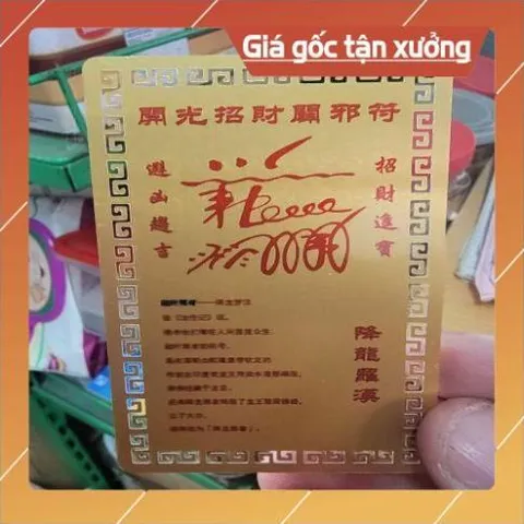 kim bài linh phù la hán hàng long HÀNG CAO CẤP, có hoả tốc