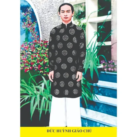 Khung Tranh ĐỨC HUỲNH GIÁO CHỦ - Phật giáo Hòa Hảo ( có khung )  có hoả tốc