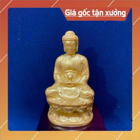 Tượng Phật Tổ Bưng Ngọc Ngồi 11cm Nhiều Màu COMPOSITE