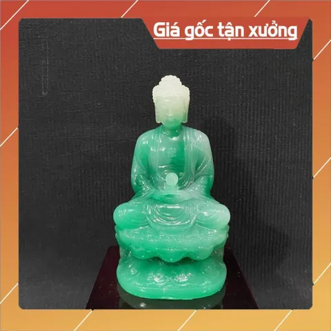 Tượng Phật Tổ Bưng Ngọc Ngồi 11cm Nhiều Màu COMPOSITE