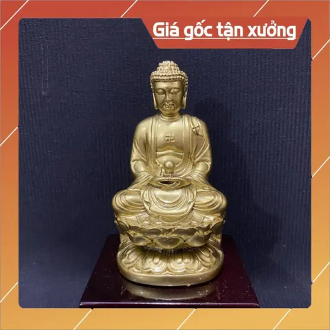 Tượng Phật Tổ Bưng Ngọc Ngồi 11cm Nhiều Màu COMPOSITE