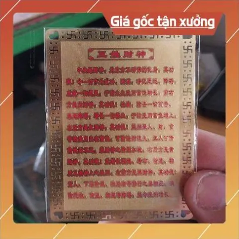 kim bài linh phù ngũ vị hắc bạch lục hồng hoàng HÀNG CAO CẤP, có hoả tốc