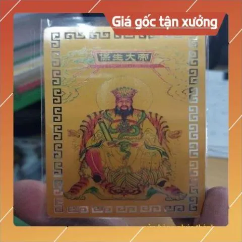 kim bài linh phù ngọc hoàng đại đế HÀNG CAO CẤP, có hoả tốc