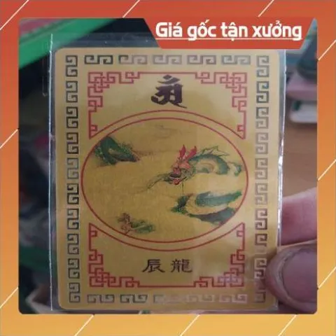 kim bài linh phù con giáp tuổi thìn HÀNG CAO CẤP, có hoả tốc