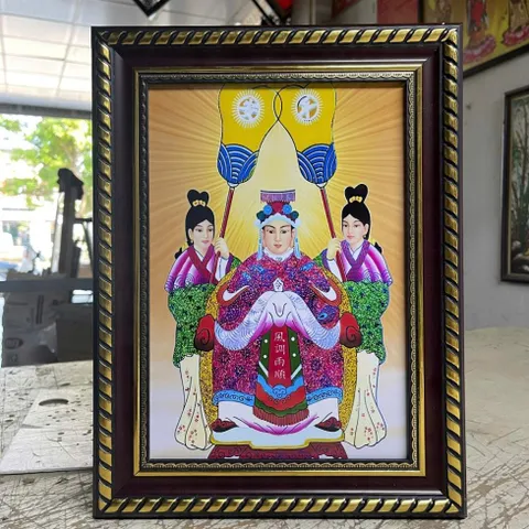Khung Tranh CHÚA THIÊN CHÚA NGỌC - có khung  có hoả tốc