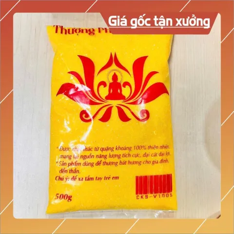 Cát vàng Kim Sa, Cát Việt Nam - Hạt Mịn, Không Tạp Chất, Dùng Cho Lư Hương Thờ (500g)