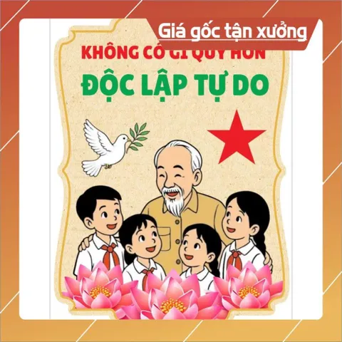 Tranh treo lớp học Size A3 CÓ KEO DÁN  – Trang trí góc học tập – CHỦ ĐỀ Việt Nam