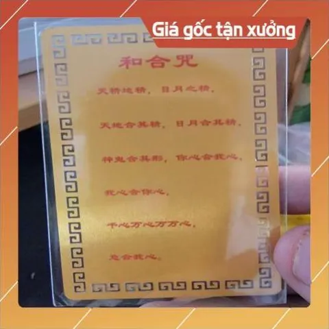 kim bài linh phù nhị tiên hòa hợp HÀNG CAO CẤP, có hoả tốc