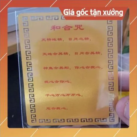 kim bài linh phù nhị tiên hòa hợp HÀNG CAO CẤP, có hoả tốc