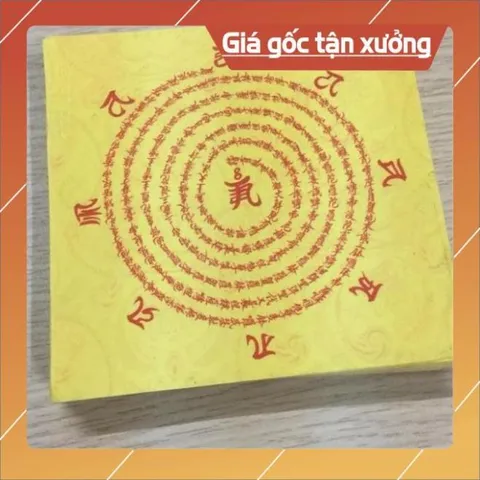 10 tờ Cốt bát nhang thờ thổ công kích cỡ 6x21cm - đã phù
