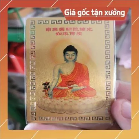 kim bài linh phù phật thích ca HÀNG CAO CẤP, có hoả tốc