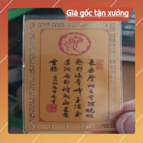 kim bài linh phù con giáp tuổi tỵ HÀNG CAO CẤP, có hoả tốc