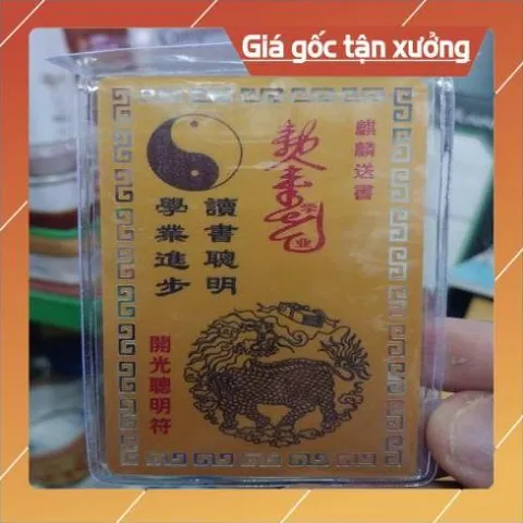 kim bài linh phù khổng lão phu tử HÀNG CAO CẤP, có hoả tốc