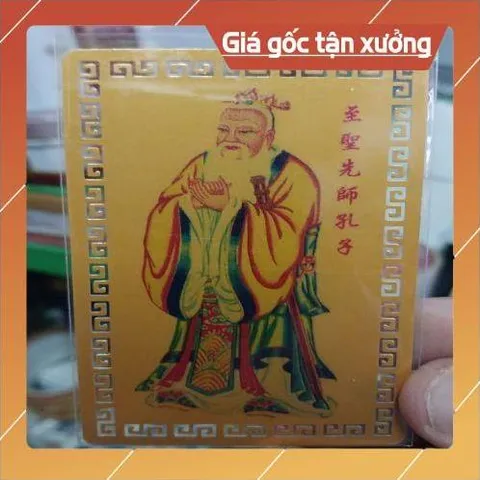 kim bài linh phù khổng lão phu tử HÀNG CAO CẤP, có hoả tốc