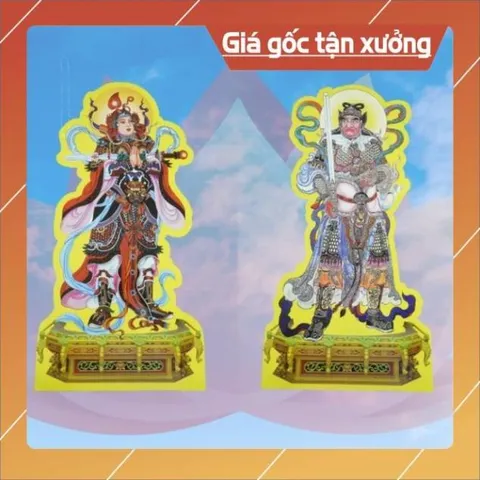 Bộ tranh cúng đàn, bày đàn 15 bức  (Tranh Ngọc Hoàng, Nam Tào, Bắc Đẩu,.. Quan Âm, Thế Chí, Di Đà..)