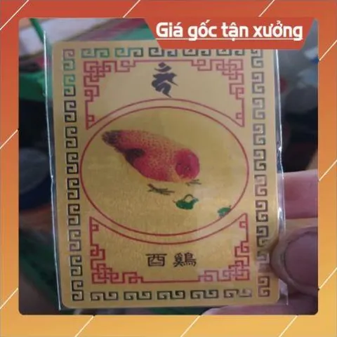 kim bài linh phù con giáp tuổi dậu HÀNG CAO CẤP, có hoả tốc
