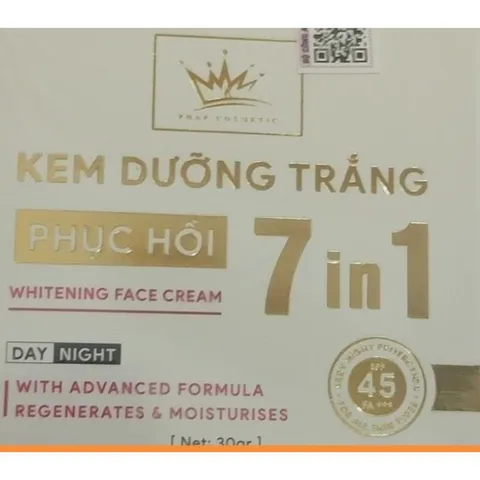 Kem Face Pháp Cosmetics 30gr dưỡng trắng phục hồi da 7 in 1 hk78