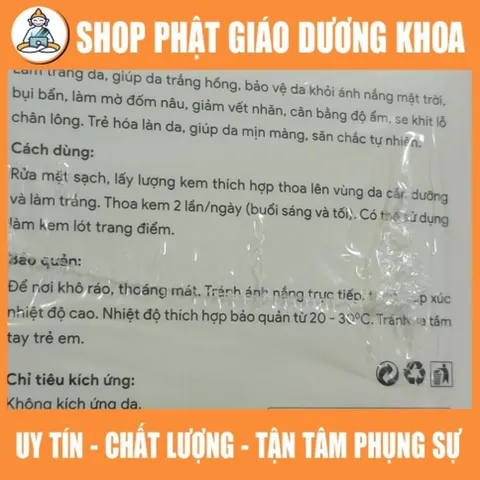 Kem Face Pháp Cosmetics 30gr dưỡng trắng phục hồi da 7 in 1 hk78