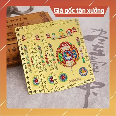 Kim bài mạ vàng  tam hợp quý nhân 2026 -  tam tai 2026  bỏ ví, trang trí điện thoại , làm quà tặng