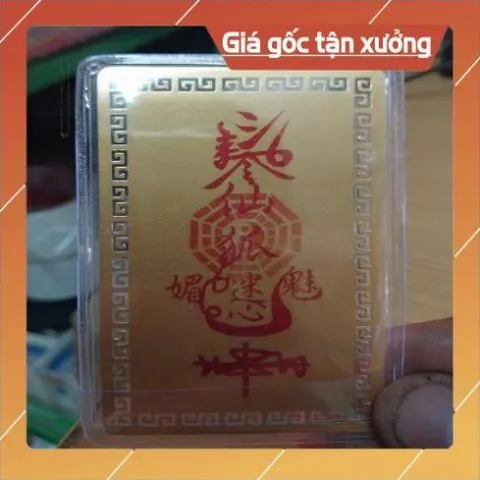 kim bài linh phù cửu vĩ bạch hồ ly HÀNG CAO CẤP, có hoả tốc