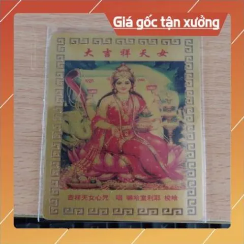kim bài linh phù thần nữ đại cát HÀNG CAO CẤP, có hoả tốc