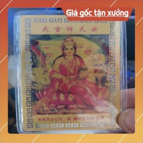 kim bài linh phù thần nữ đại cát HÀNG CAO CẤP, có hoả tốc