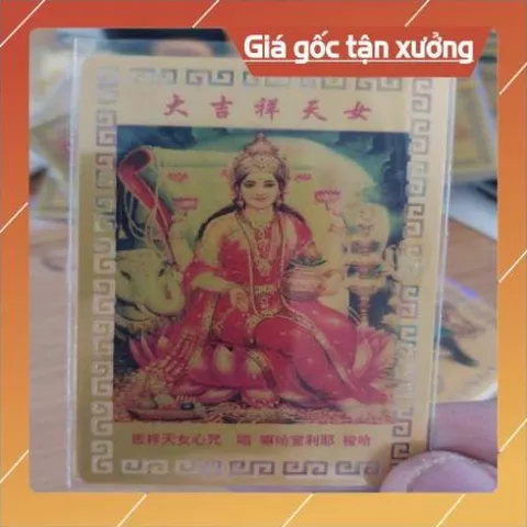 kim bài linh phù thần nữ đại cát HÀNG CAO CẤP, có hoả tốc