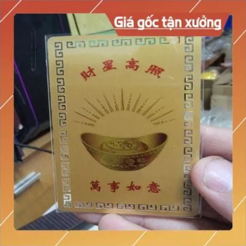 kim bài linh phù thần tài lủu hải thiềm HÀNG CAO CẤP, có hoả tốc