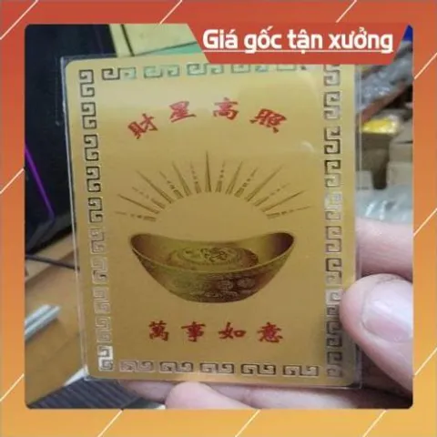 kim bài linh phù thần tài lủu hải thiềm HÀNG CAO CẤP, có hoả tốc