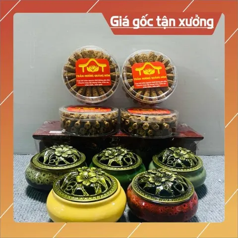 Nhang Nụ Trầm, Nụ Quế Xông Nhà hộp 50 Nụ. có hoả tốc