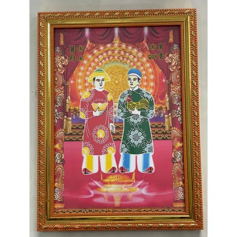 Bài Vị Thần Tài nhiều mẫu + khung (Bảo hành gãy, vỡ)