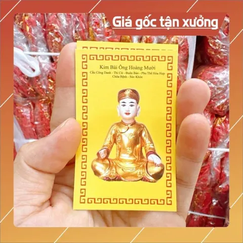 100 Kim Bài Ông Hoàng Mười để Ví, ốp điện thoại