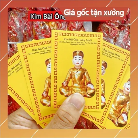 100 Kim Bài Ông Hoàng Mười để Ví, ốp điện thoại
