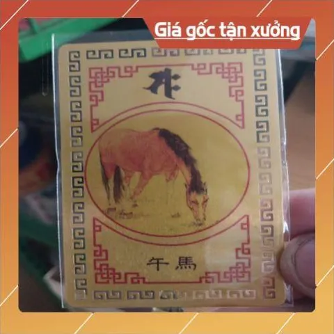 kim bài linh phù con giáp tuổi ngọ HÀNG CAO CẤP, có hoả tốc
