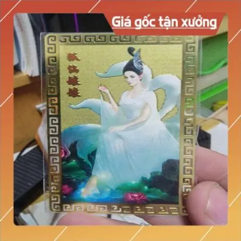 kim bài linh phù cửu vĩ lục hồ ly HÀNG CAO CẤP, có hoả tốc