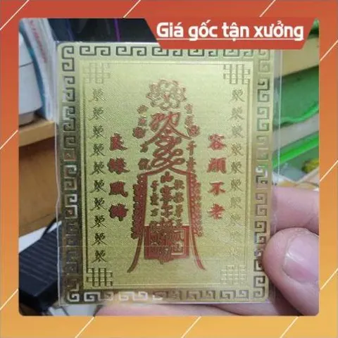kim bài linh phù cửu vĩ lục hồ ly HÀNG CAO CẤP, có hoả tốc