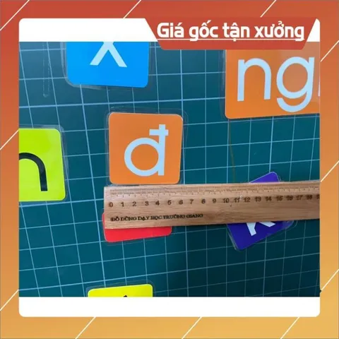 Set chữ cái nam châm ép plastic gắn bảng tiếng việt ĐẸP