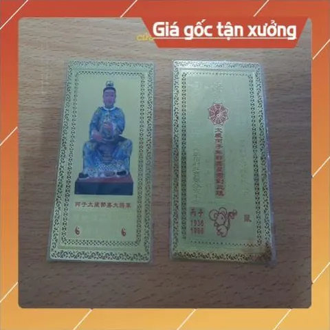 tấm đồng linh phù thái tuế HÀNG CAO CẤP, có hoả tốc
