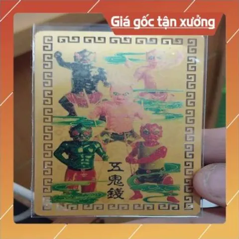 kim bài linh phù ngũ quỉ HÀNG CAO CẤP, có hoả tốc