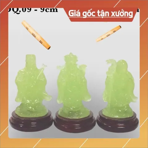 Bộ Tam Đa Phúc Lộc Thọ Cao 9cm. có hoả tốc