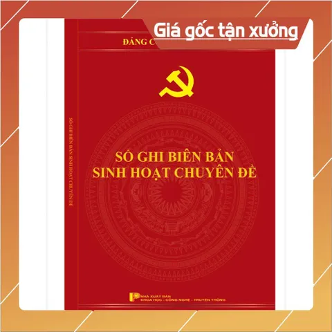SỔ GHI BIÊN BẢN SINH HOẠT CHUYÊN ĐỀ có hoả tốc