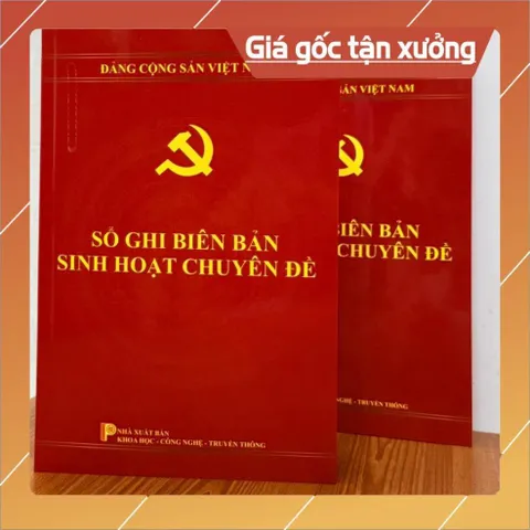 SỔ GHI BIÊN BẢN SINH HOẠT CHUYÊN ĐỀ có hoả tốc