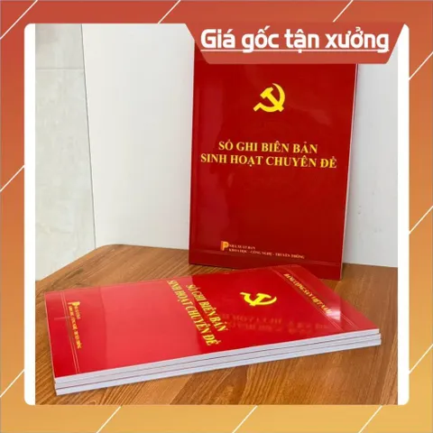 SỔ GHI BIÊN BẢN SINH HOẠT CHUYÊN ĐỀ có hoả tốc