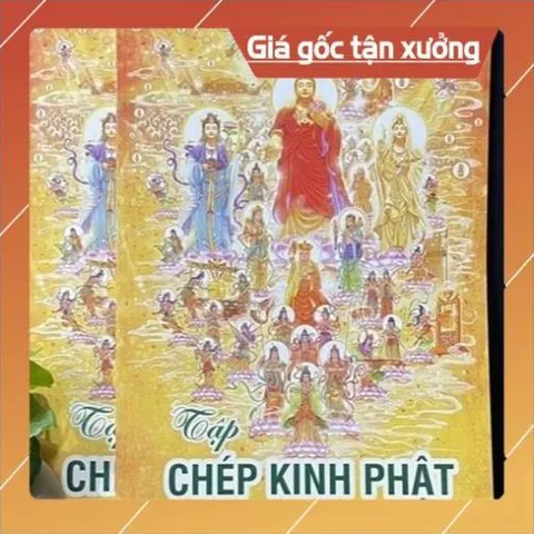 Combo Vở  Chép Tay Kinh Phật Trắng Trơn A4 + Kinh ĐỊa Tạng