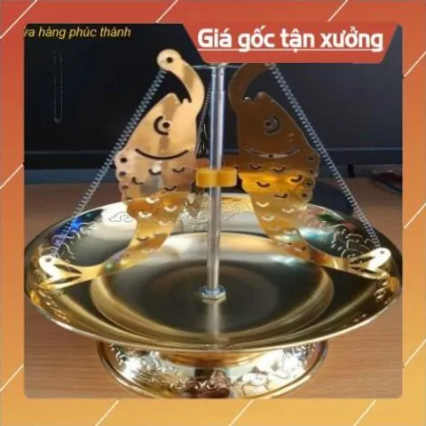 Khay cắm nhang khoan vàng